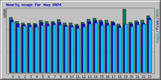 Hourly usage for May 2024